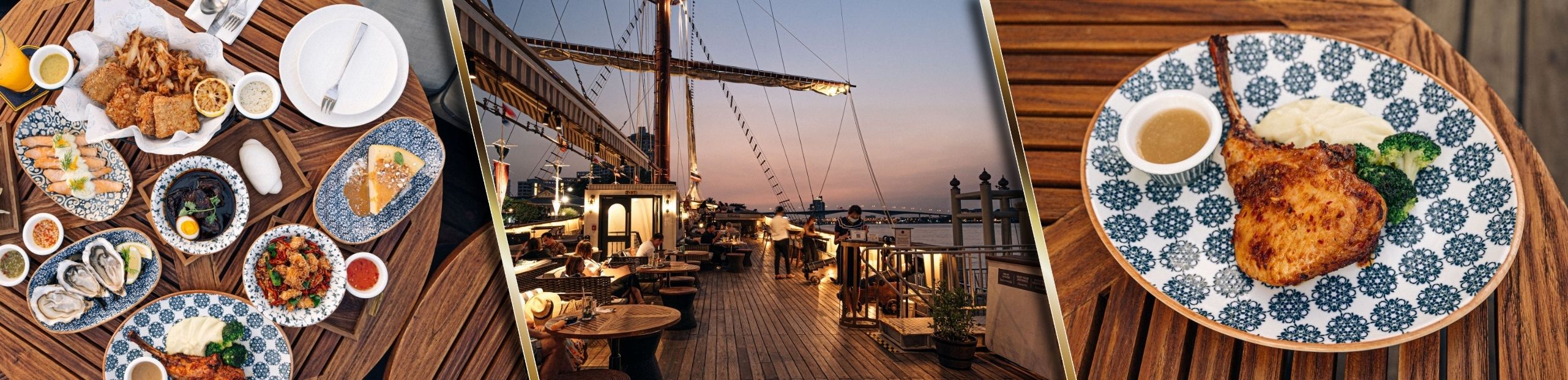 Outdoor Restaurants in Asiatique Mall