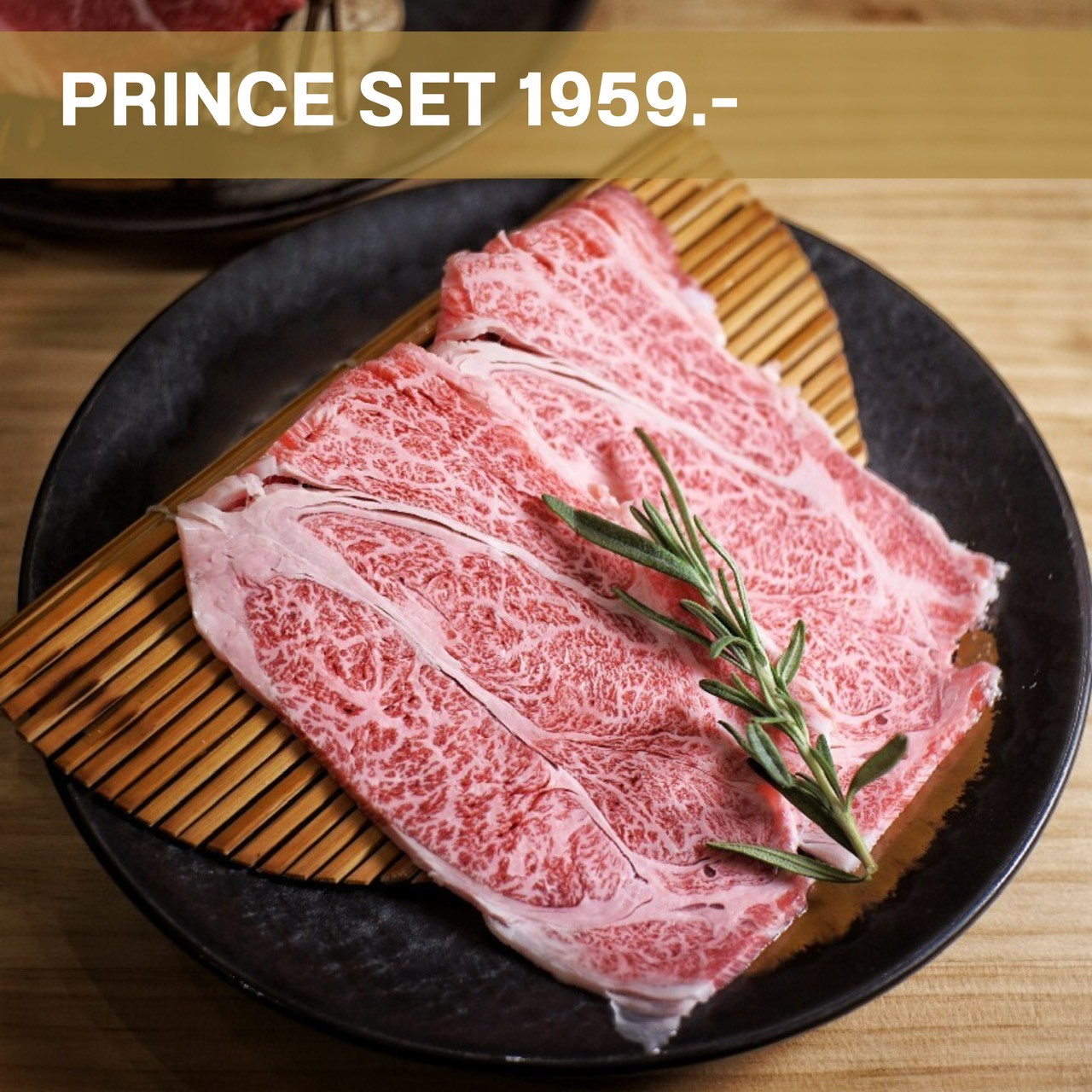 Oranjii - Japanese yakiniku & shabu Saphankwai (Zone 2) Oranjii Prince Buffet (2nd Floor)