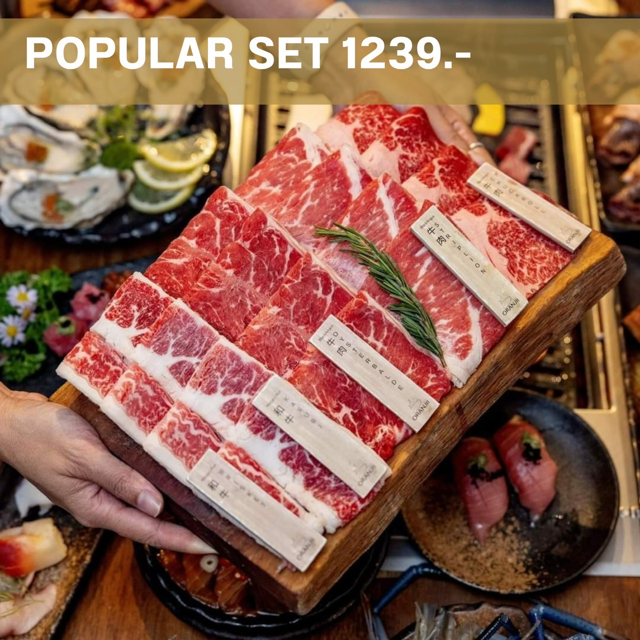 Oranjii - Japanese yakiniku & shabu Saphankwai (Zone 2) Oranjii Popular Buffet (1st Floor)
