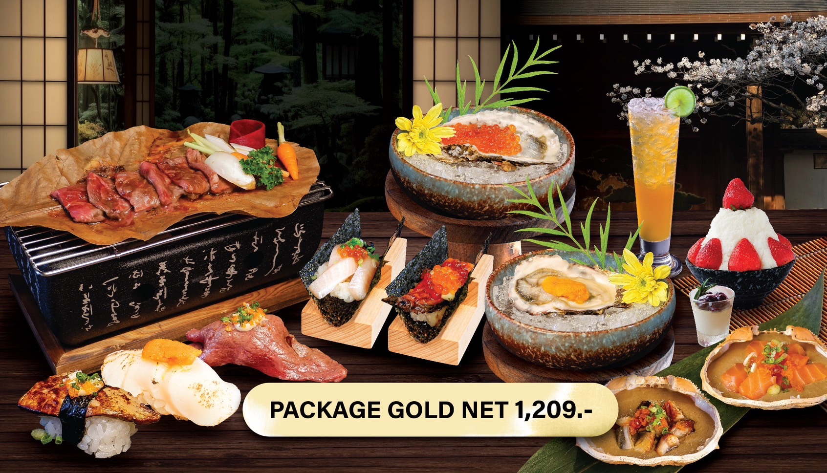 Ichi-Meshi Salaya Gold: Ichi-Meshi Japanese Buffet + 1 Special Dish