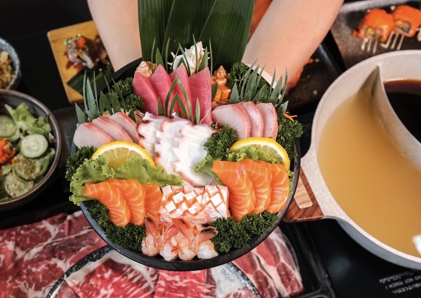 Shizen Shabu Siam Square One (5th Floor) New : Fine Dining Modern Indian Cuisine w/ Free Flow Mocktails