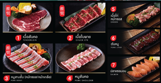 Shizen Yakiniku Future Park Rangsit Gold Buffet with Free Flow Soft Drink (Yakiniku)