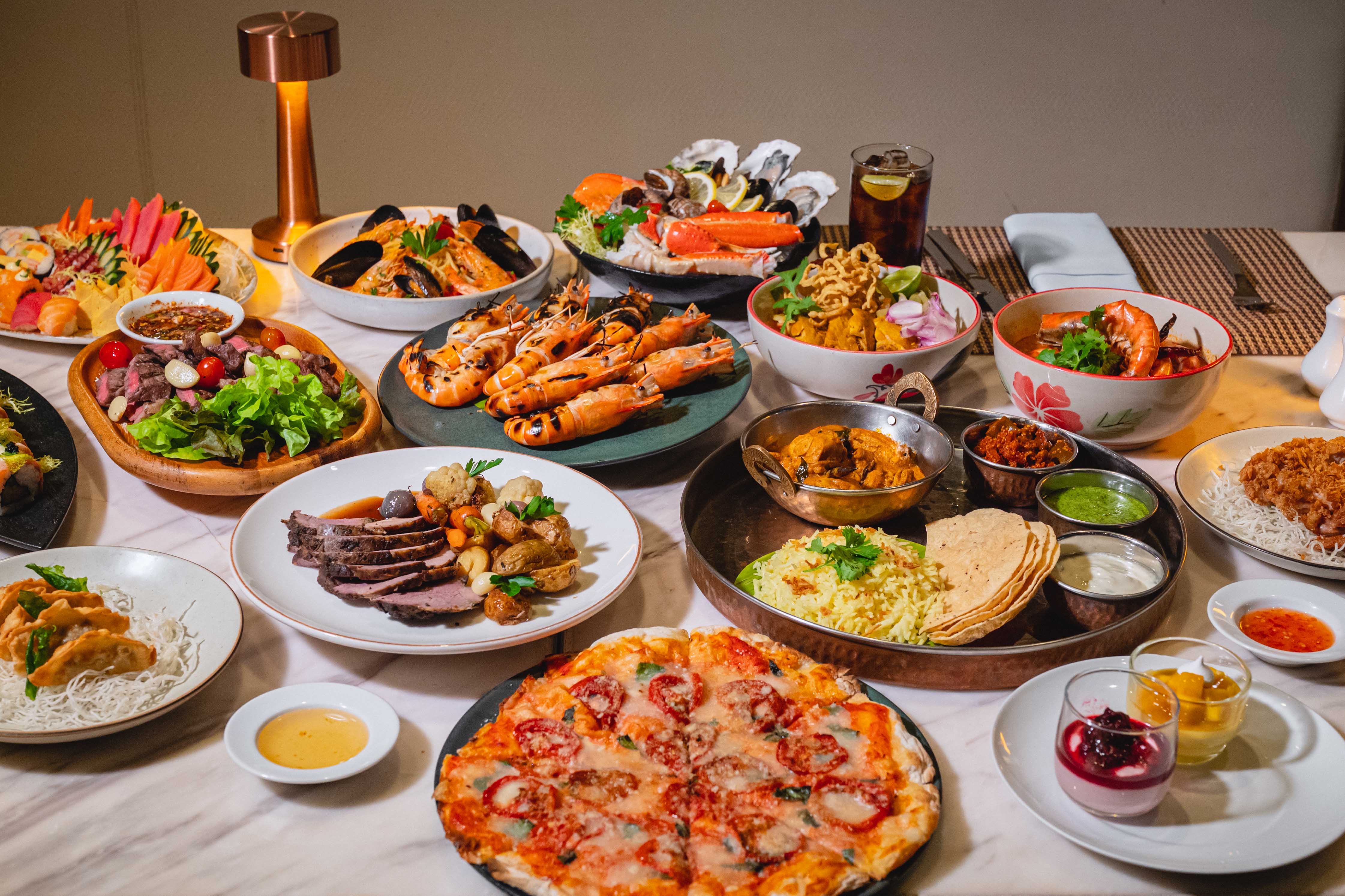 57th Street Marriott Sukhumvit 57 [Thurs-Sun] International Dinner Buffet with 1 Beer (Only 6PM-8PM)