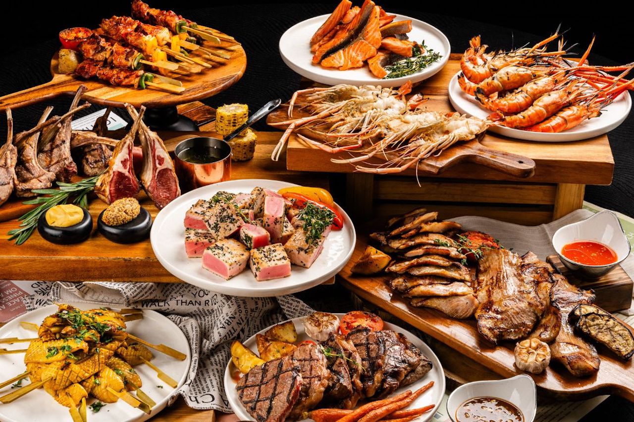 Orchid Cafe at Sheraton Grande Sukhumvit A Luxury Collection Hotel [Saturday Lunch] International Buffet One Soft Drink Per Person