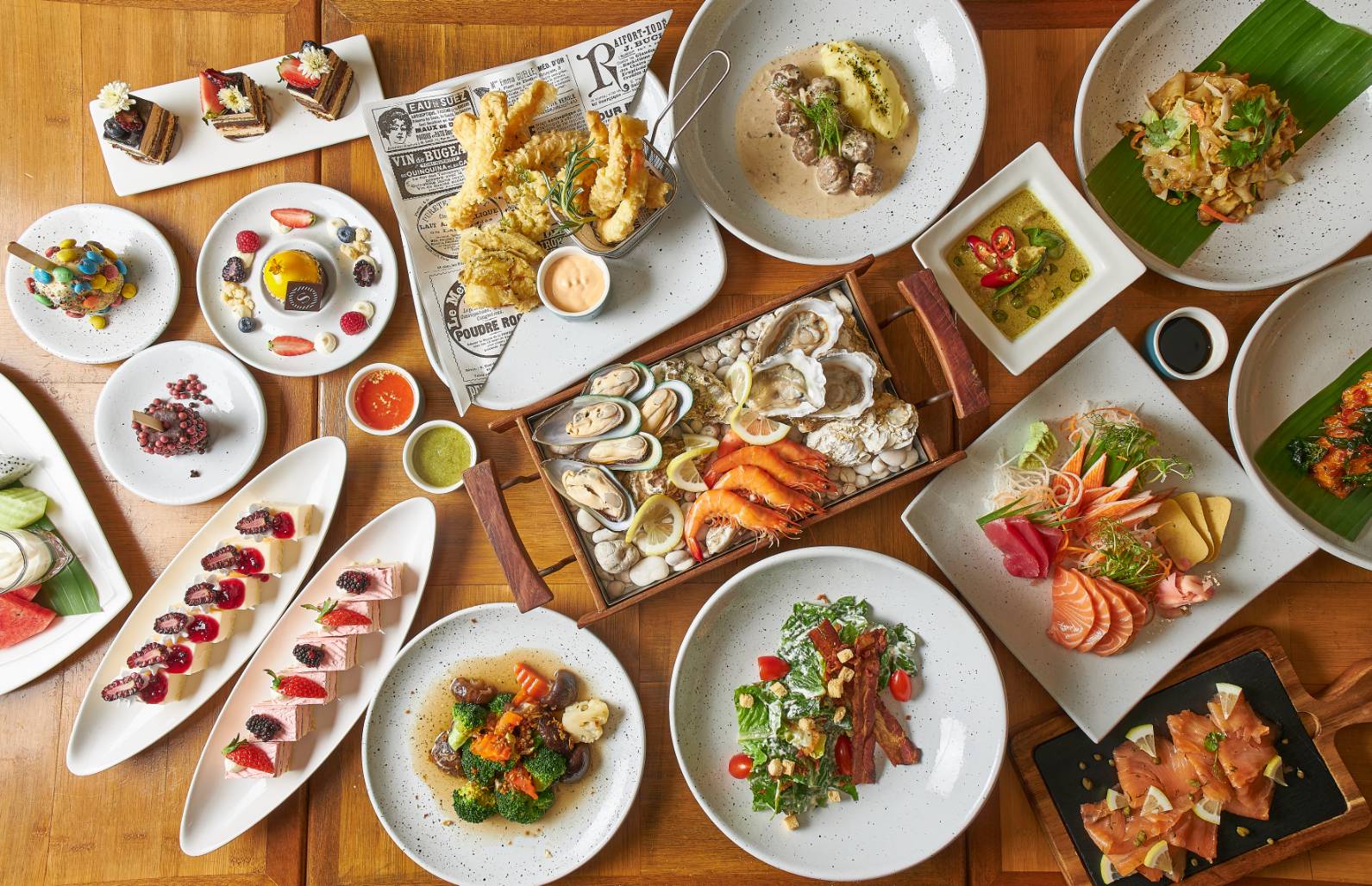 Feast At Royal Orchid Sheraton Riverside Hotel Bangkok International Sunday Brunch Buffet 