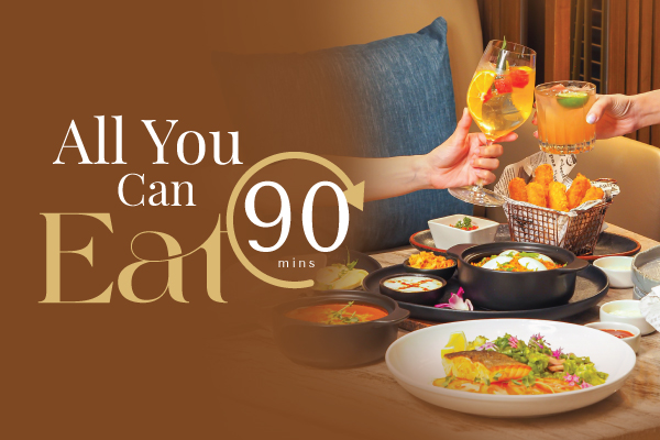 Kingston Lounge at Aira Hotel Bangkok International Buffet + Unlimited Foie Gras + 1 Premium Menu + Free Flow Water (90 Minutes)