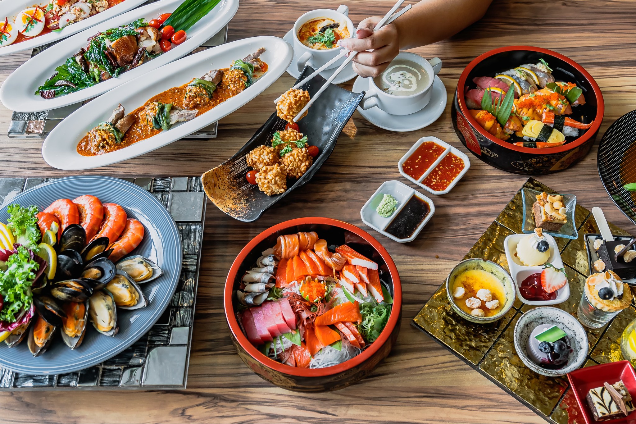 The Berkeley Dining Room International Lunch Buffet