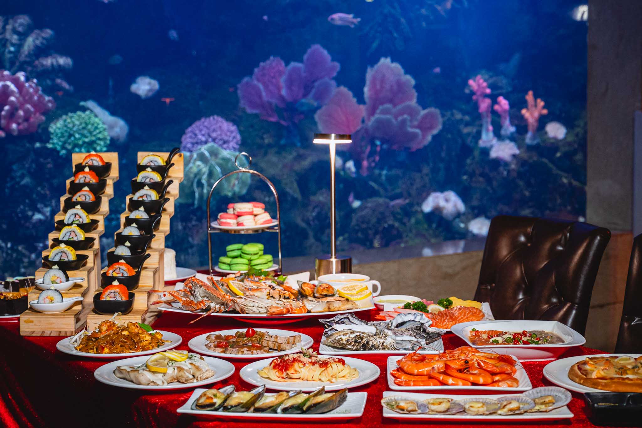 Copper Aquarium (1st July Onwards) International Buffet with Free Flow Drink (Complimentary 1 Glass of Cocktail/Mocktail)