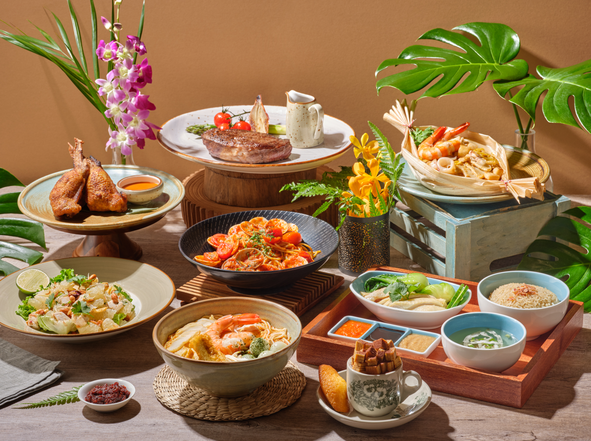 Town Restaurant At The Fullerton Hotel Singapore International Lunch Buffet (Sat)