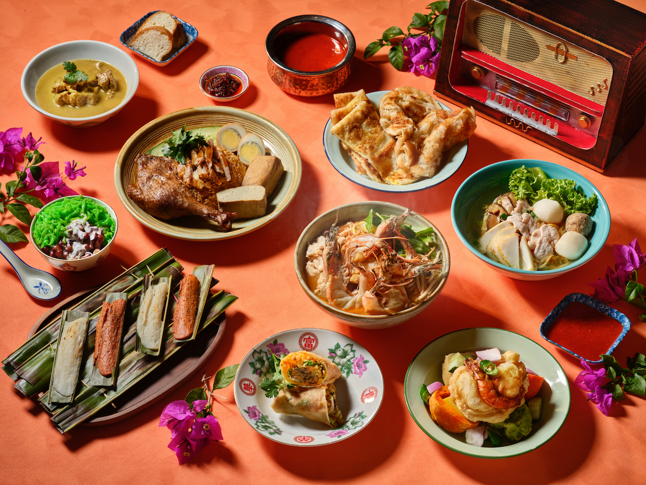 Town Restaurant At The Fullerton Hotel Singapore Hawker Feast by the River Dinner Buffet (Tue-Thurs)