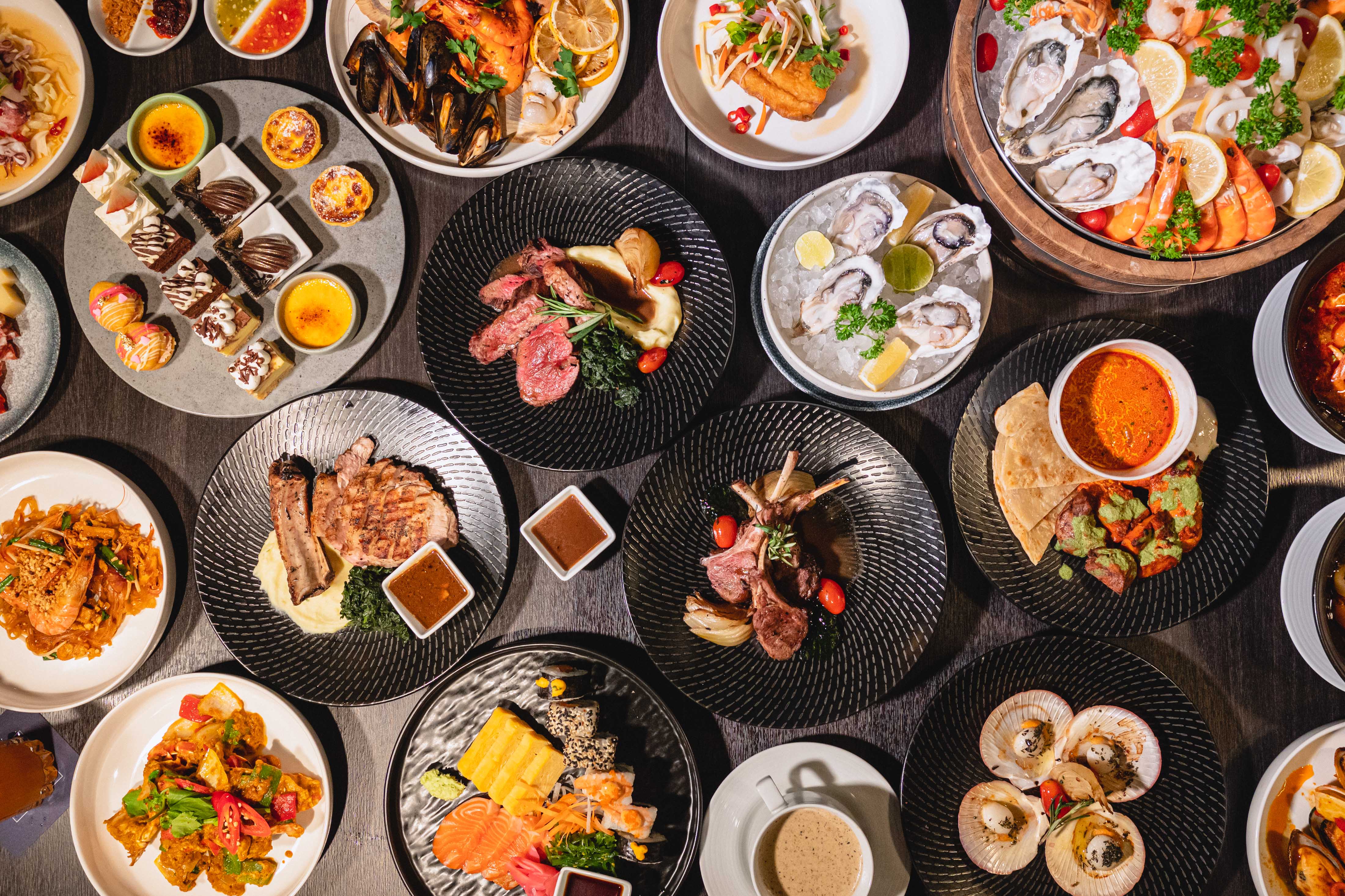 Stock.Room at Kimpton Maa-Lai Bangkok 1-30 Sep 2025: Stock.Room Sea+Land Dinner Buffet 17:30 - 22:00 l Free Flow Draft Beer (2 Hours) 