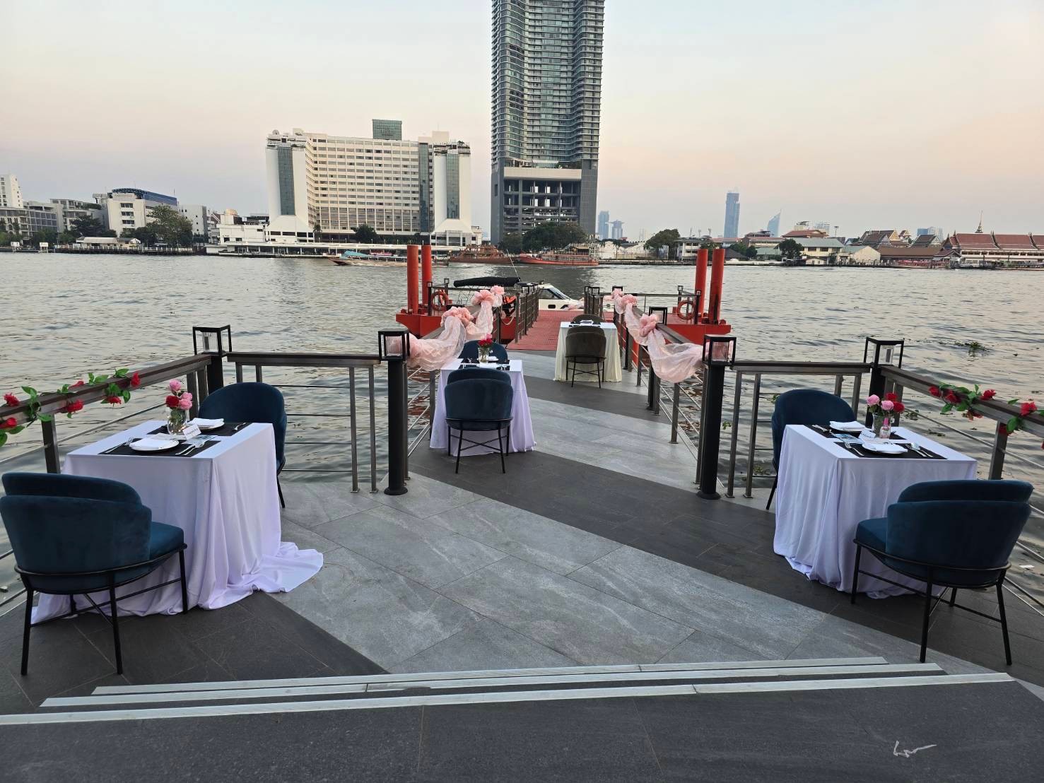 Dark Waters Rooftop Bar & Riverside New Year Eve Dinner Buffet ⎯ Riverside Zone (Dec 31st, 2025) 🎆🎊