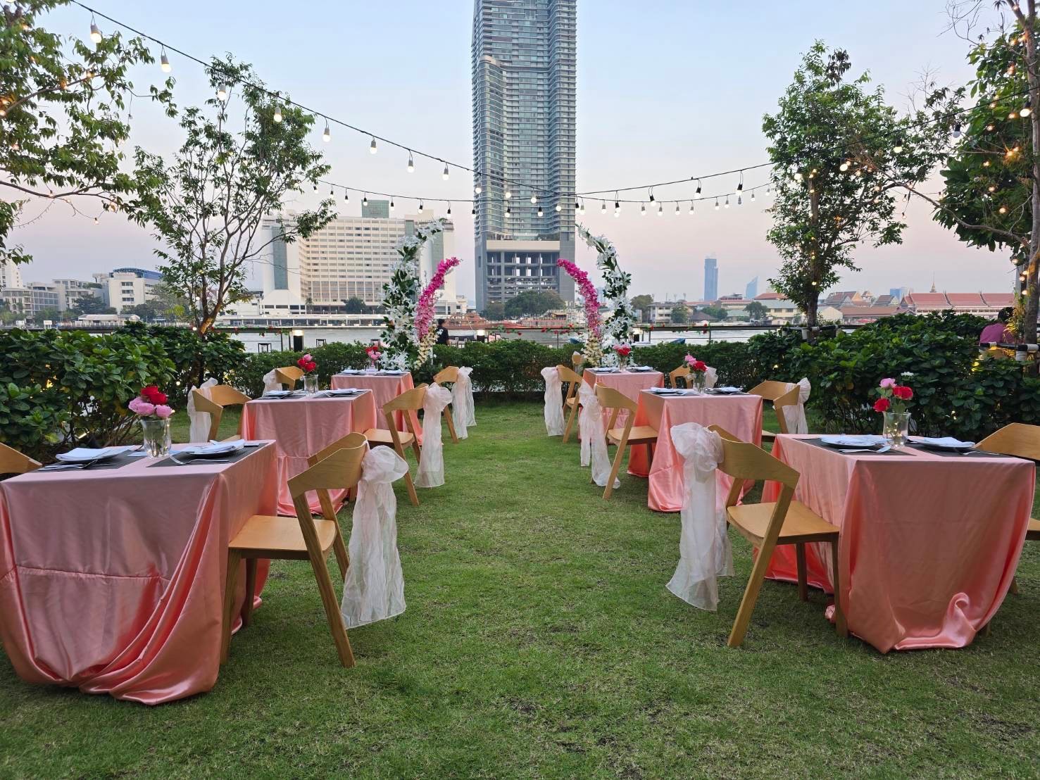 Dark Waters Rooftop Bar & Riverside New Year Eve Dinner Buffet ⎯ Lawn Zone (Dec 31st, 2025) 🎆🎊