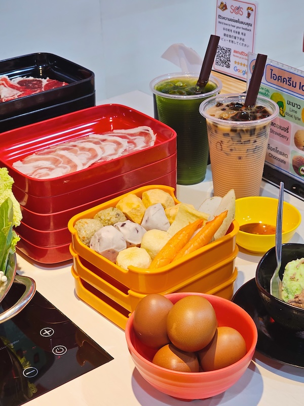 SOS Shabu Big C Rama 4 Premium set buffet with free refill drinks (Book for 2)