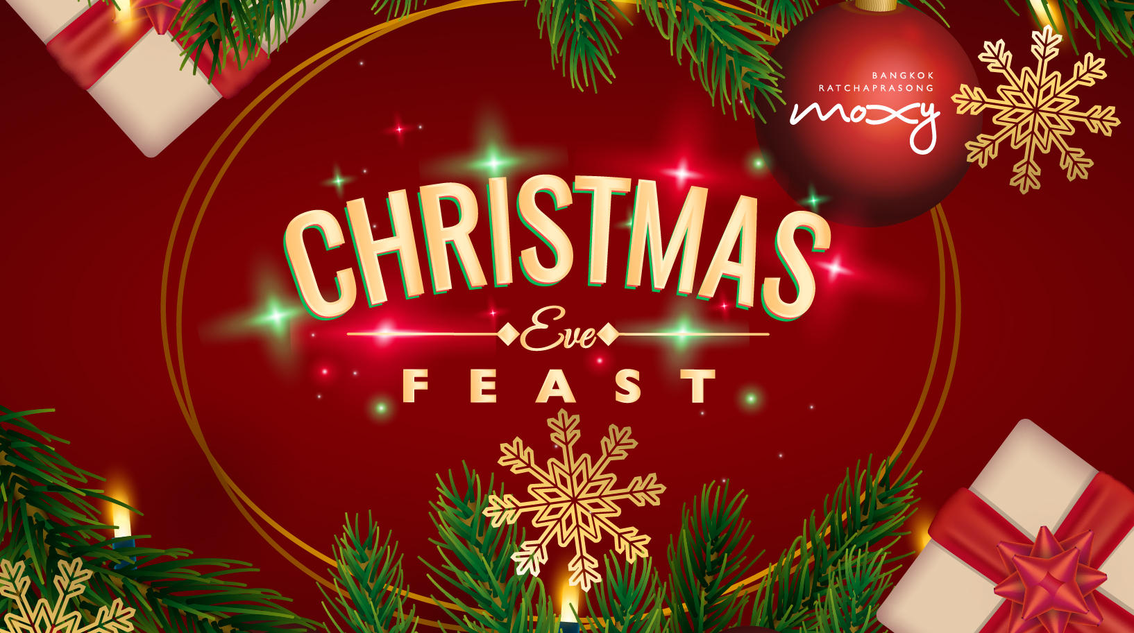 ม็อกซี่ บาร์ แอนด์ เรสเตอรองต์ ม็อกซี่ แบงคอกโฮเทล ราชประสงค์ Christmas Eve Feast: Holly Jolly Bite (24th December 2025) 🎅🏻🎄