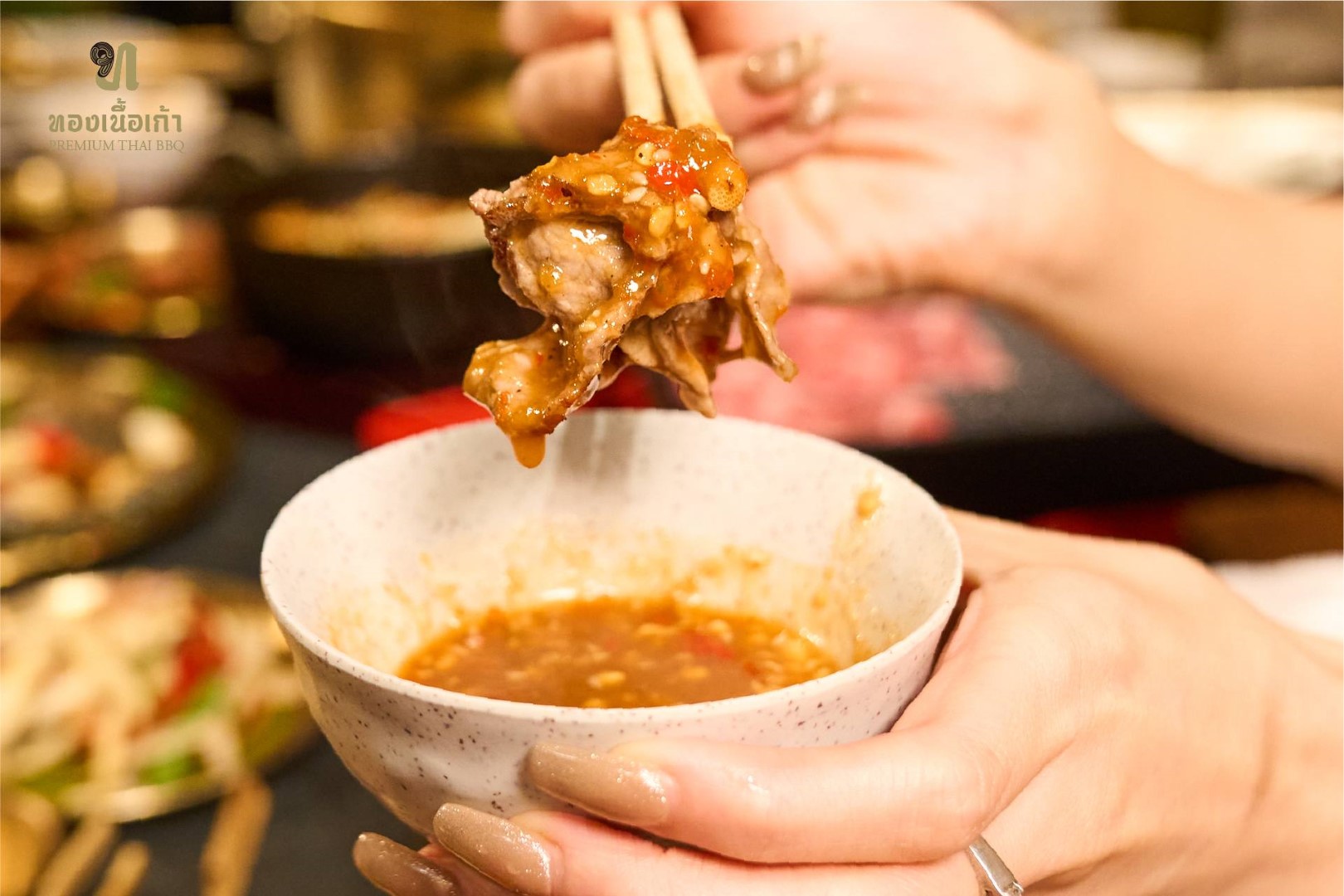 Thong Nua Kao Premium Thai BBQ Crystal Design Center  Premium Thai BBQ Buffet with Free Flow Soft Drink 