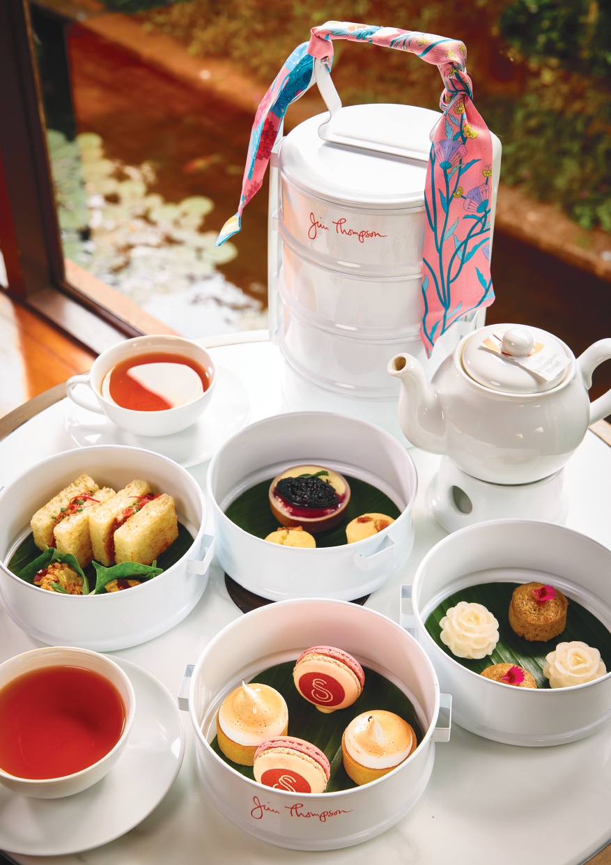 The O.S.S by Jim Thompson Pinto set (afternoon tea set for 1-2 pax)