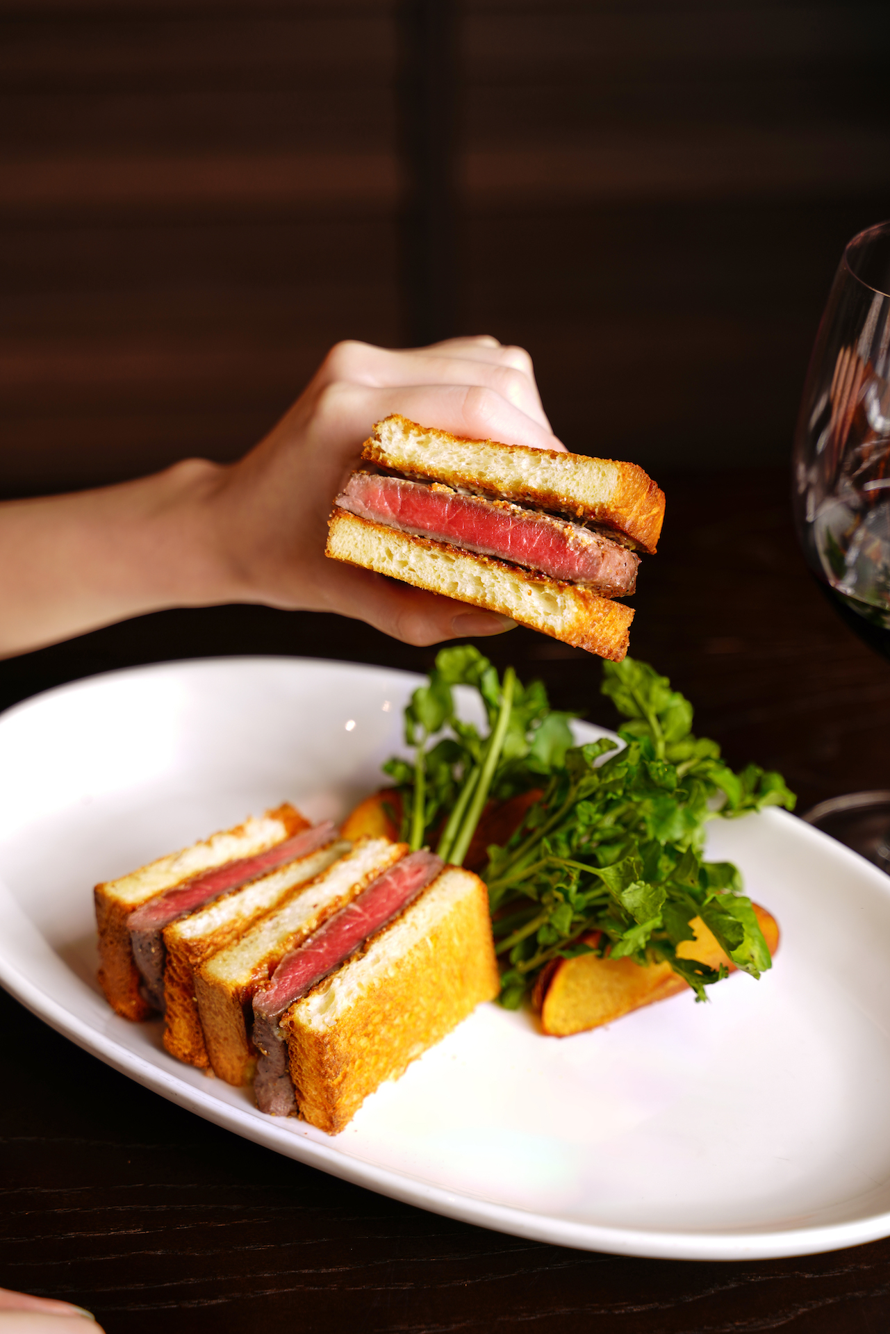 WAKANUI Grill Dining  Steak Sandwich - Lunch Set 
