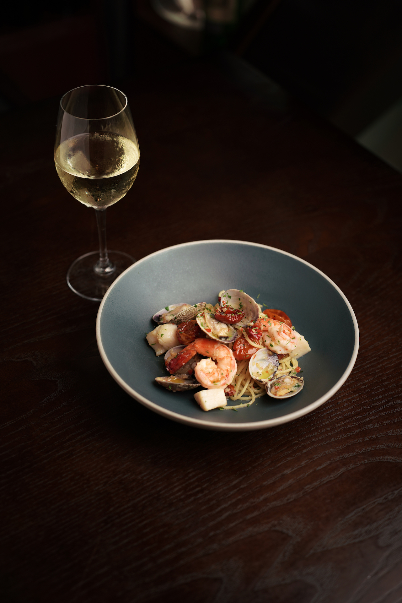 WAKANUI Grill Dining  Seafood Aglio Olio Spaghettini - Lunch Set 