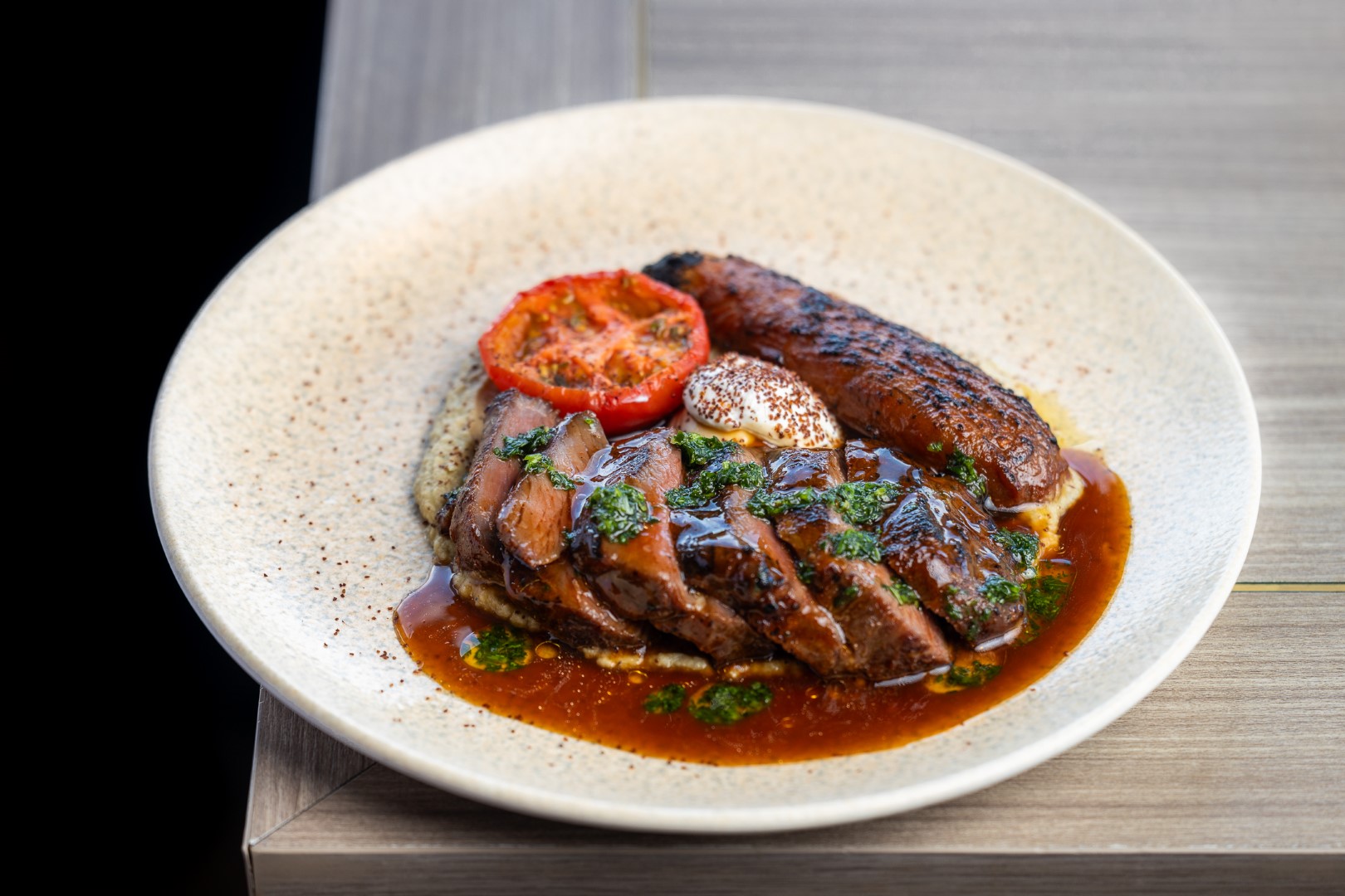 LeVeL33 Craft-Brewery Restaurant & Lounge 6 Course Contembrewery Menu paired with 1 glass of LeVeL33 Brut Beer 300ml