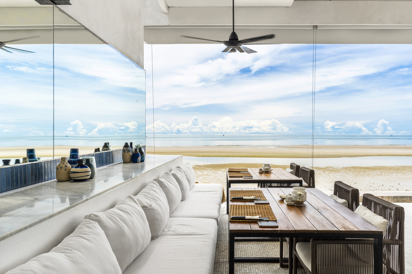 Oceanside Beach Club & Restaurant (Hua Hin) Dinner Sharing Set A for 2 People