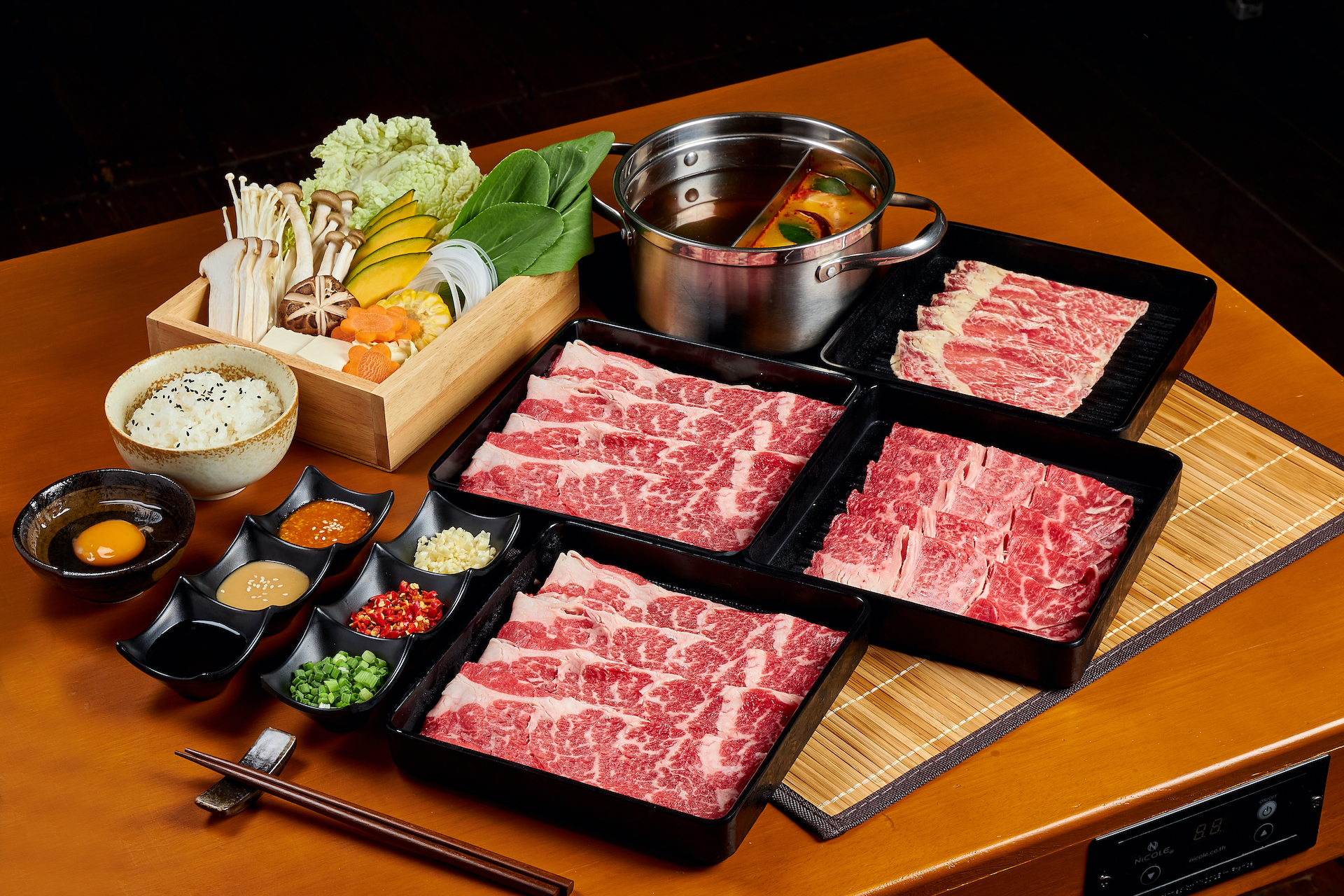 NJ Shabu Shabu BKK Beef Set for 3 People