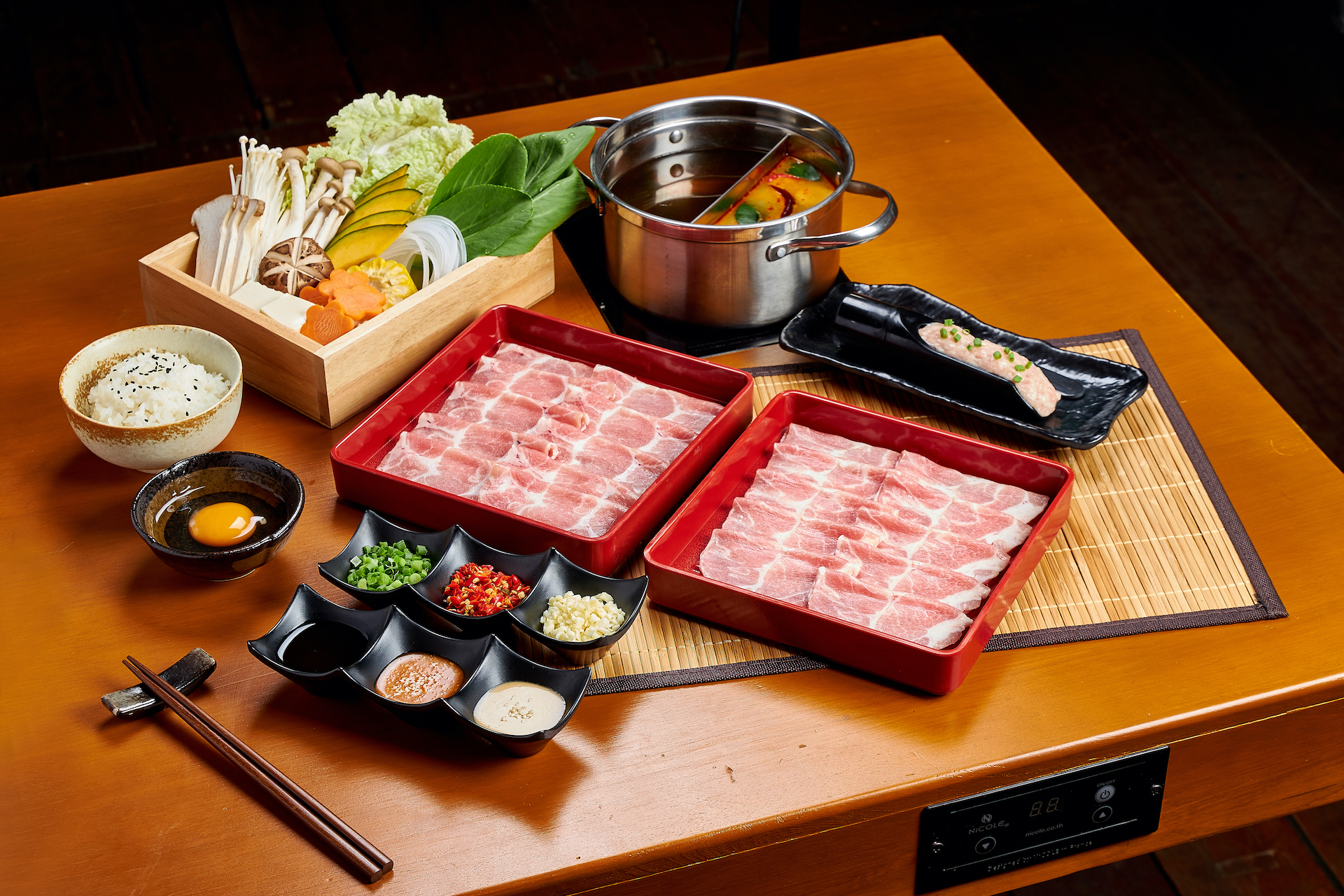 NJ Shabu Shabu BKK Pork Set for 2 People