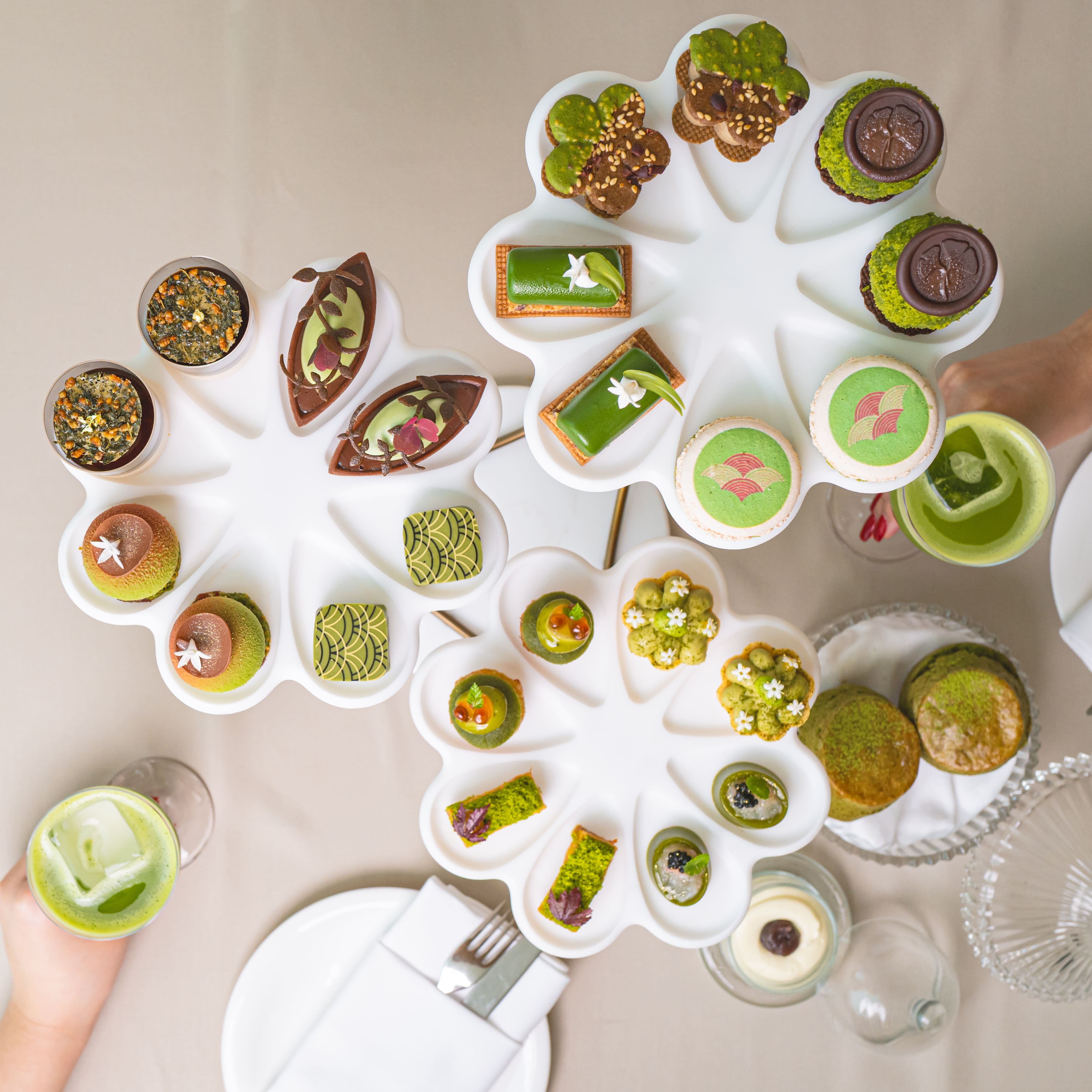Up & Above Restaurant and Bar (Rooftop) at The Okura Prestige Bangkok Sense of Matcha Afternoon Tea for 2 Person
