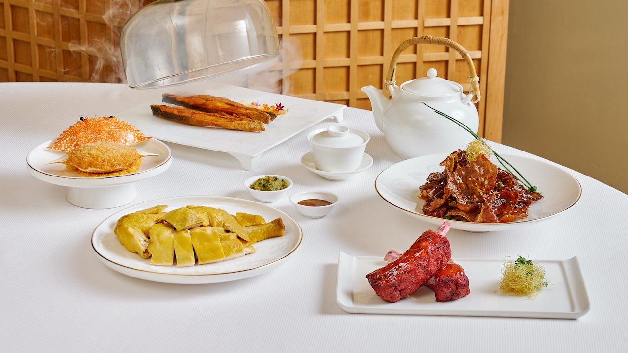 Golden Peony At Conrad Singapore Marina Bay Sharing Set for 4 people