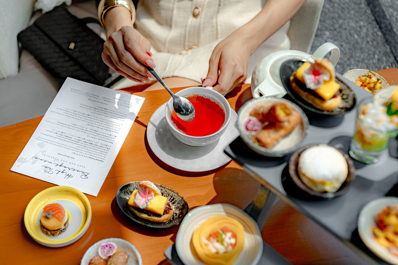 Zest Bar & Terrace @ The Westin Grande Sukhumvit The 6 Shades of Mangoes Afternoon Tea Set