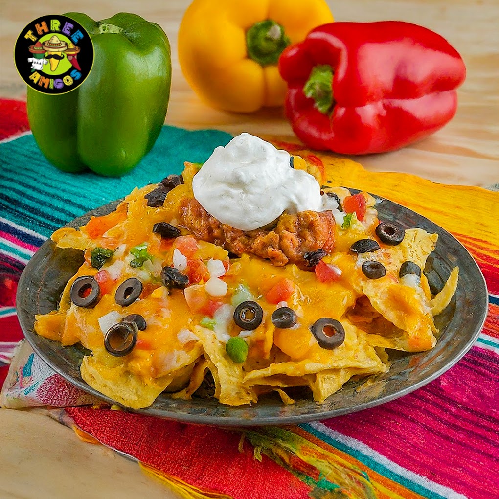 Three Amigos Mexican and Indian Cuisine Lunch Set for 2 People 