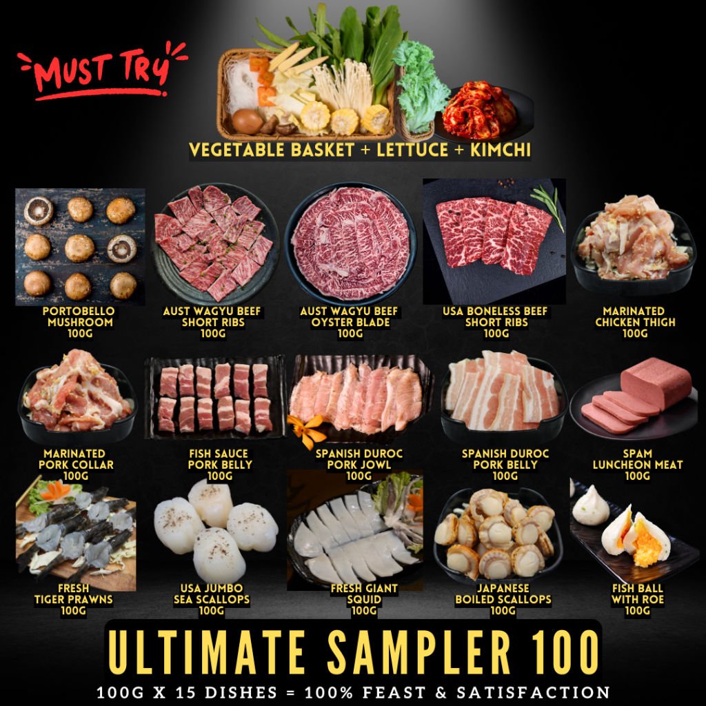 Kintub Thai Mookata The Ultimate Sharing Sampler Set 超级品尝套餐（3-4 Pax）