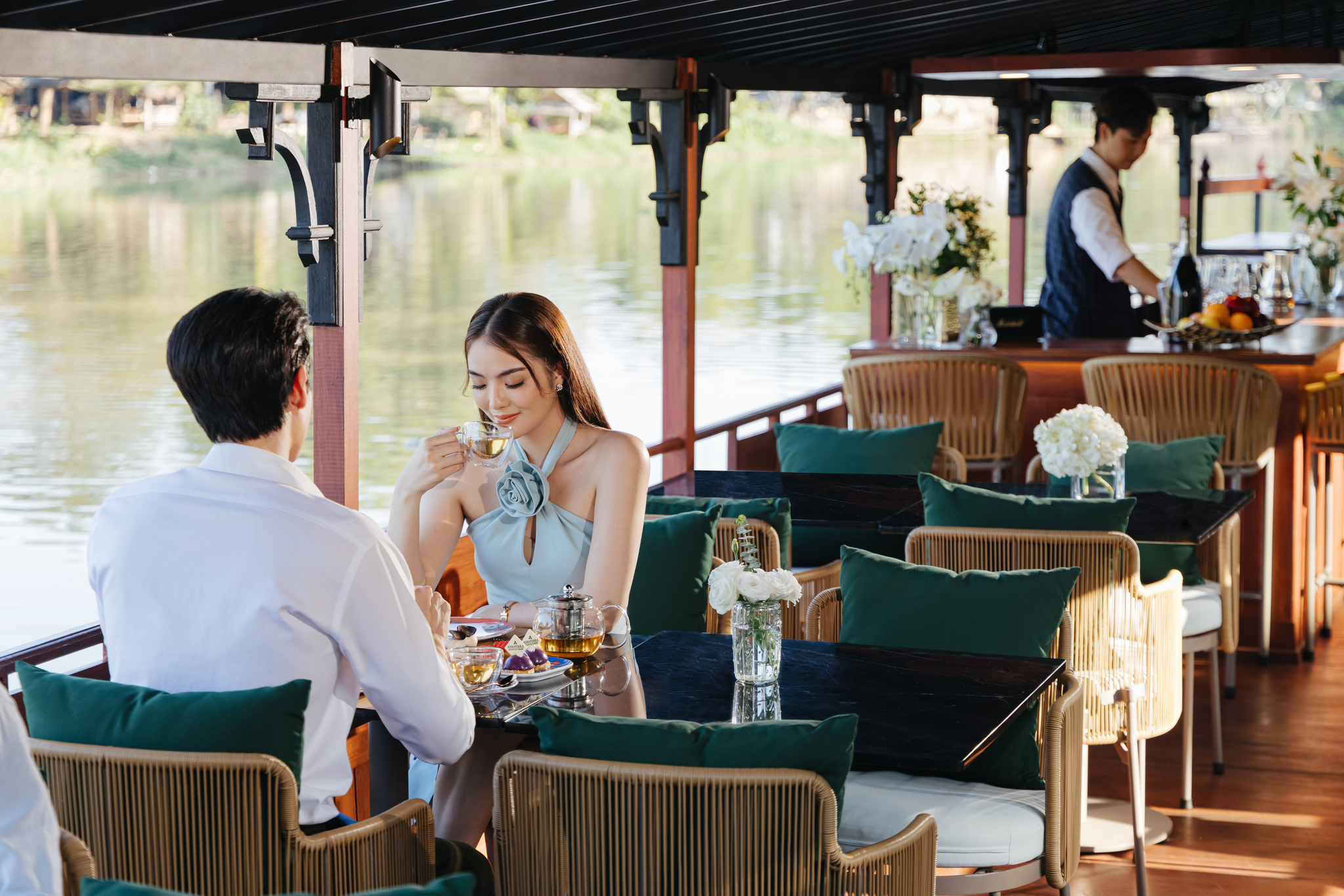 JAO Ping River Cruise at Anantara Chiang Mai Resort The Governor’s Afternoon Tea Cruise for 2 People (Nam Jit River Cruise)