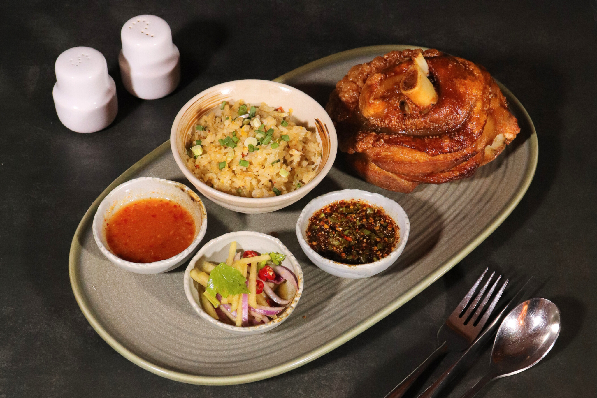 amBar Rooftop at Four Points by Sheraton Bangkok Sukhumvit 15 Crispy Pork Knuckle Package A