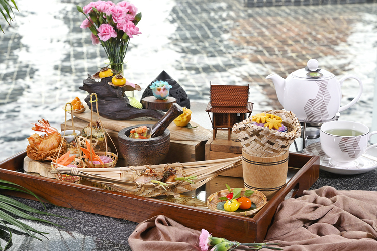 Lobby Salons The Sukhothai Bangkok Thai Afternoon Tea Set for 1 Person 
