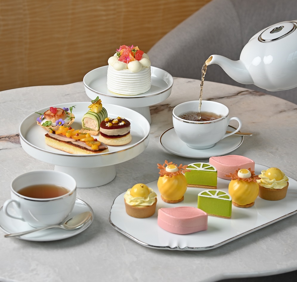 Living Room at Park Hyatt Bangkok 8 Infinity Afternoon Tea Set with 2 Prosecco or Mocktails for 2