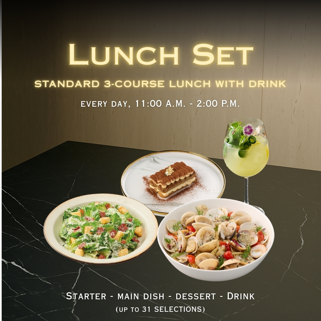 Vantage Point One Bangkok 3 Lunch Courses with Drink for 1 Person (Standard)