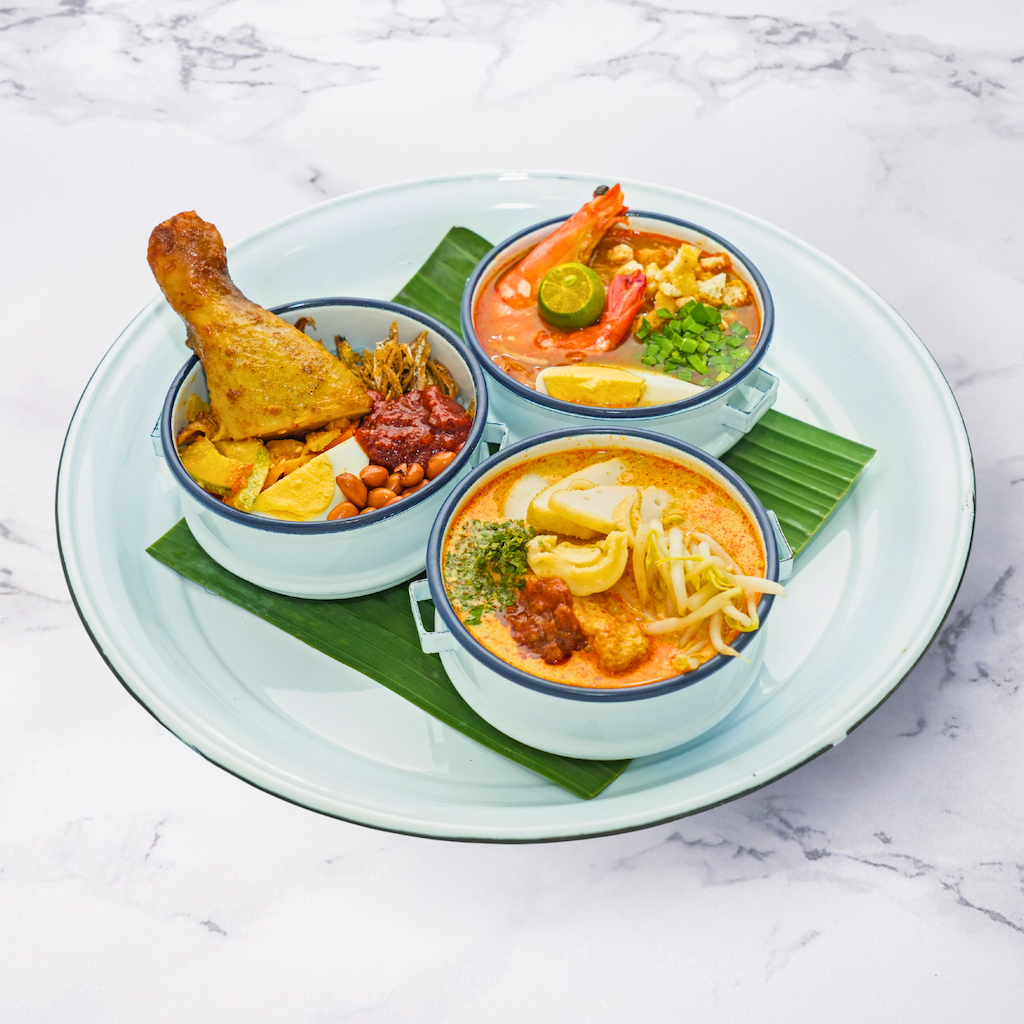 The White Tiffin Fusion Sharing Set for 3 People