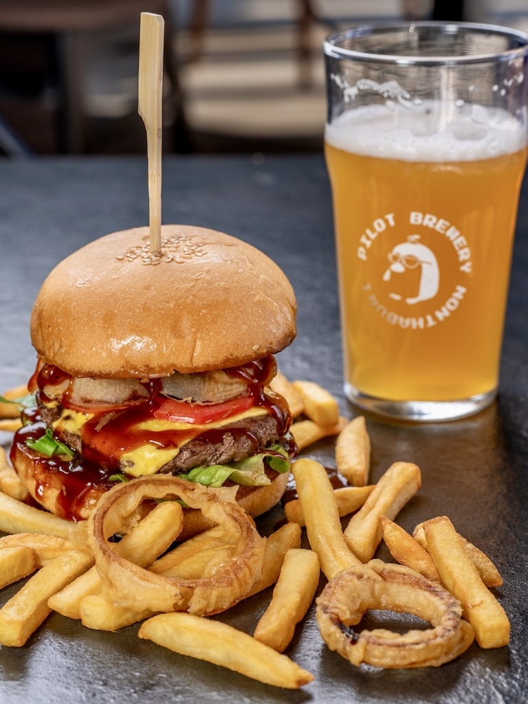 Pilot Brewery Sip and Dine for 2 People