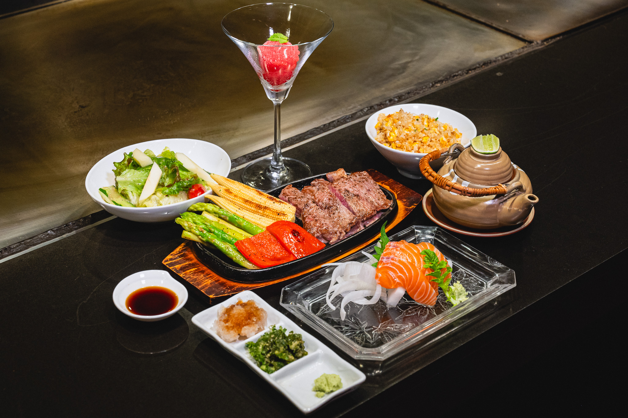 Serina Japanese Teppanyaki Teppanyaki New zealand Beef Set for 1 Person