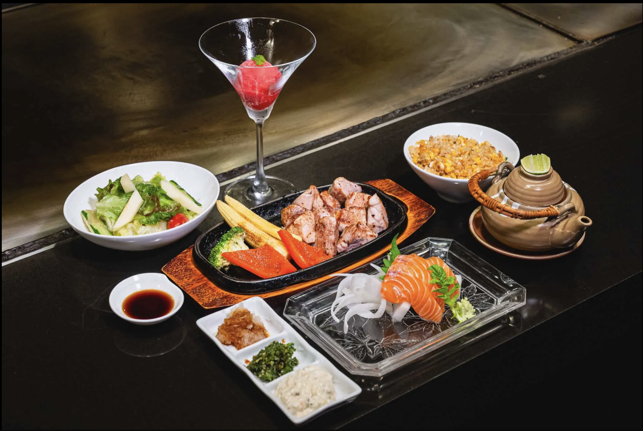 Serina Japanese Teppanyaki Teppanyaki Hokkaido Pork Set for 1 Person