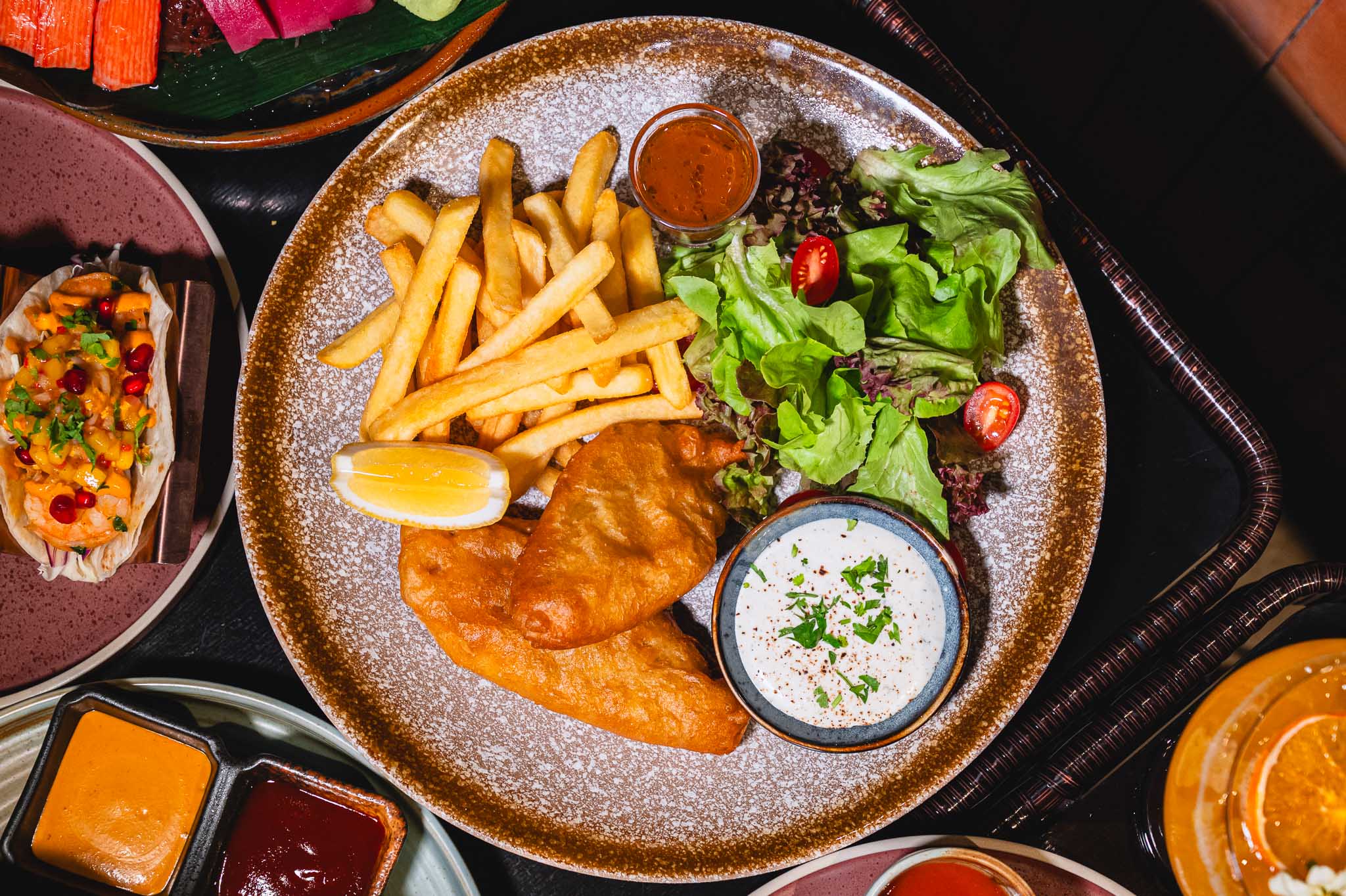 Taco Hachi At TRIBE Bangkok Hotel Taco Hachi | 2 Dishes with Free Flow Mocktails / Soft Drinks (90 Mins)