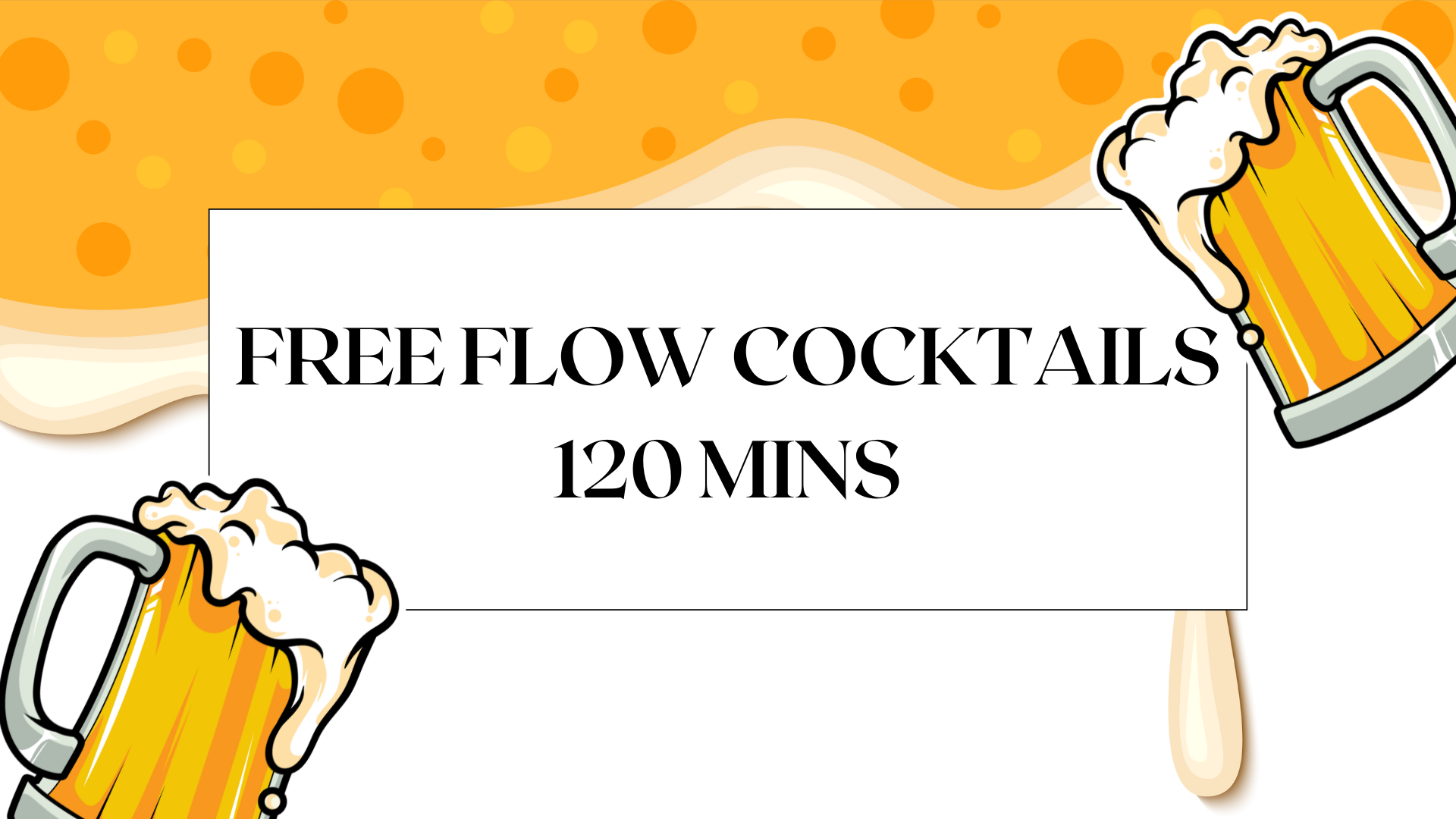 Glare Eatery & Bar Free Flow Cocktails (120 mins)