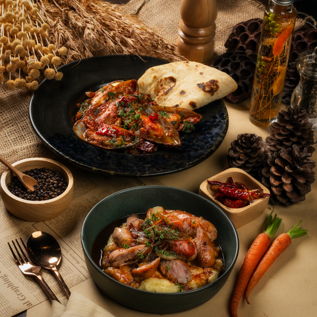 The Factory Corner Sharing Set for 2 People