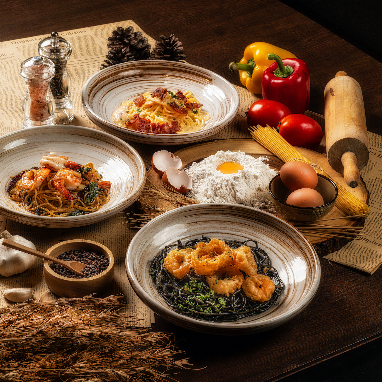 The Factory Corner Sharing Set for 4 People