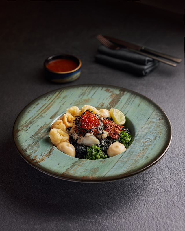 HighHouse Set Lunch Menu l Two Courses, Guest chooses Miso Foie Gras & Halibut Fish 