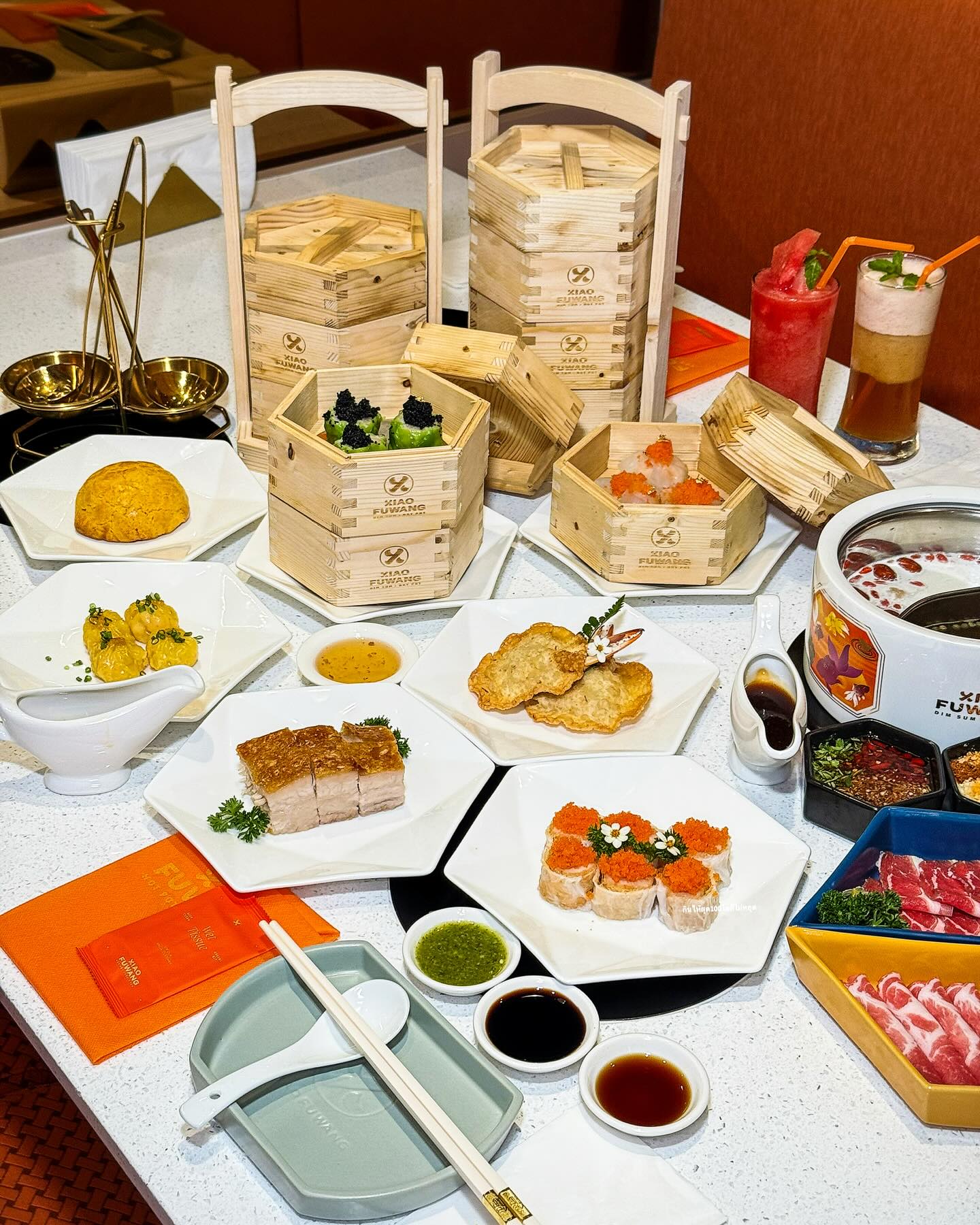 Xiao Fuwang Hotpot (Central Westville) Sharing Set for 3 People + Dim Sum