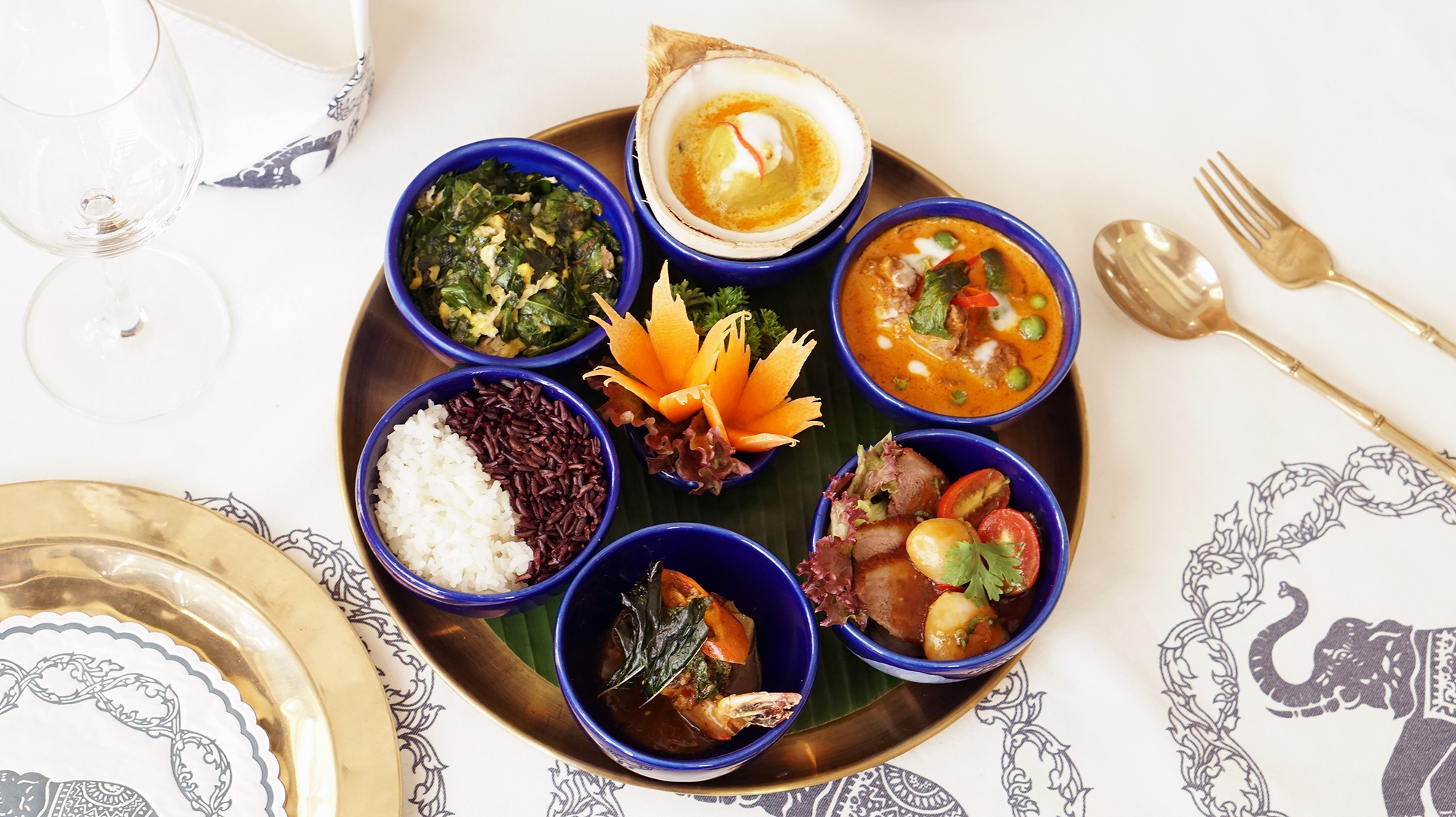 Blue Elephant Sathorn Heritage Set Menu