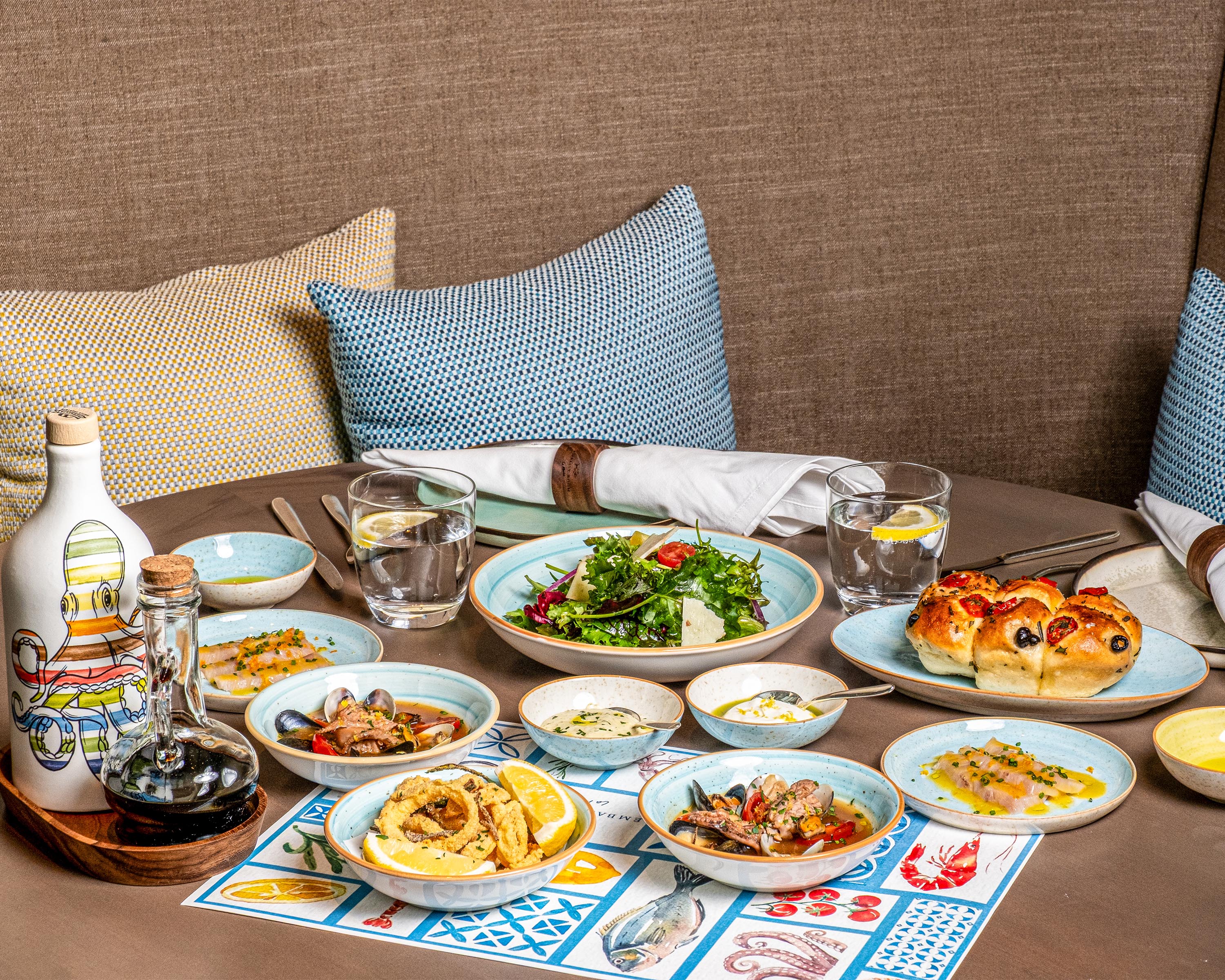 Embassy Room La Marina at Park Hyatt Bangkok Social Lunch Set 3 courses (Sharing Appetizer + Main + Dessert) & 1 Mocktail