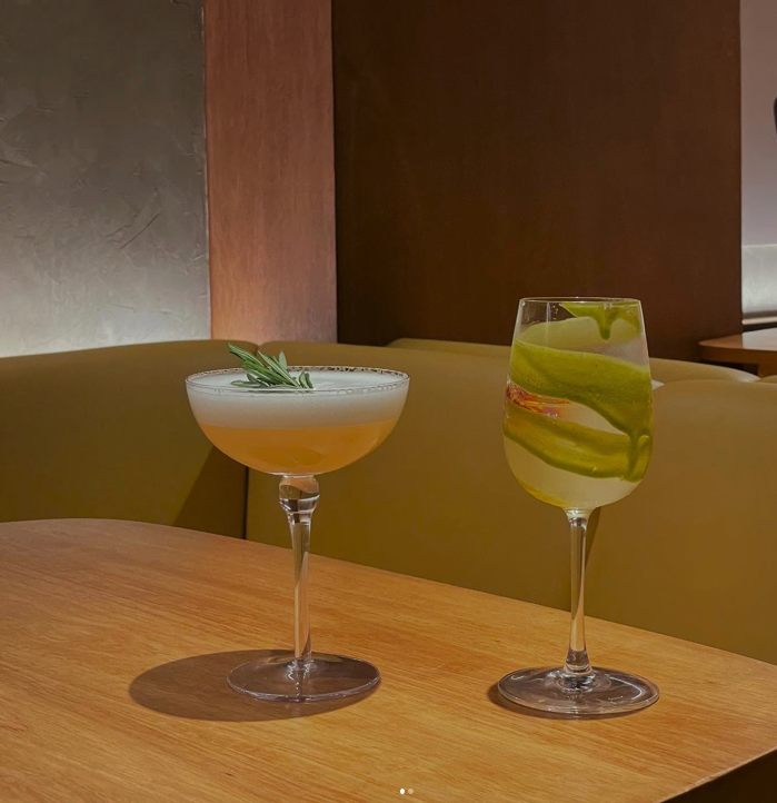 Loulou.bkk Sip & Dine with 1 Bottle of Wine OR 5 Glasses of Cocktail for 3 People